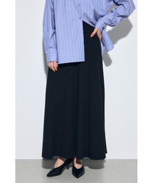 【セットアップ対応】フレアニットロングスカート 春服 冬服 秋服 ニットスカート フレアスカート【身長/骨格別着用画像あり】