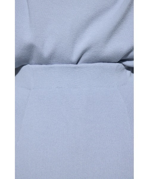 AZUL by moussy(アズールバイマウジー)の「【セットアップ対応】フレアニットロングスカート 春服 冬服 秋服 ニットスカート フレアスカート【身長/骨格別着用画像あり】(スカート・レディース・ブラック/ライトブルー/ブラウン・FREE)」の20枚目の写真
