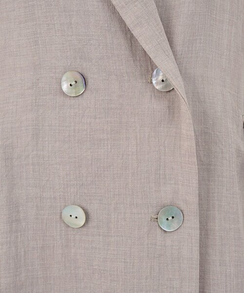 SHENERY（シーナリー）の「シアーウォッシャブルジャケット（テーラードジャケット・レディース・オフホワイト/ブラック/ベージュ・38/36）」の20枚目の写真