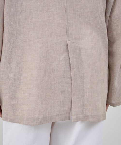 SHENERY（シーナリー）の「シアーウォッシャブルジャケット（テーラードジャケット・レディース・オフホワイト/ブラック/ベージュ・38/36）」の21枚目の写真