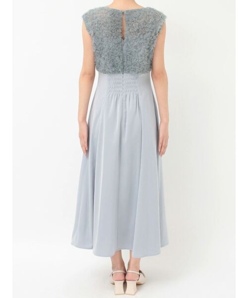 MERCURYDUO（マーキュリーデュオ）の「チュールフリルドッキングサテンワンピース（ドレス・レディース・ブルー/ピンク・MEDIUM/SMALL）」の21枚目の写真