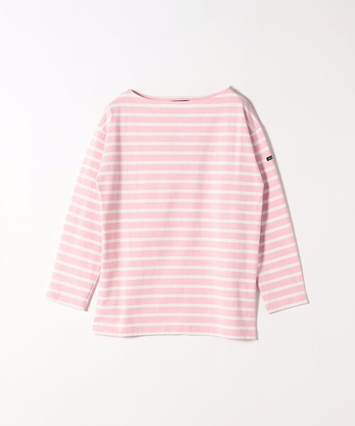 Le Minor（ルミノア）の「Le minor:〈洗濯機可能〉ボーダー ロング スリーブ TEE（Tシャツ/カットソー・レディース・ライトブルー/ピンク/ライトグリーン・ONE SIZE）」の13枚目の写真