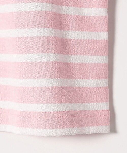 Le Minor（ルミノア）の「Le minor:〈洗濯機可能〉ボーダー ロング スリーブ TEE（Tシャツ/カットソー・レディース・ライトブルー/ピンク/ライトグリーン・ONE SIZE）」の16枚目の写真