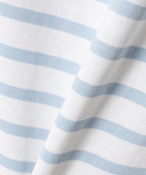 Le Minor（ルミノア）の「Le minor:〈洗濯機可能〉ボーダー ロング スリーブ TEE（Tシャツ/カットソー・レディース・ライトブルー/ピンク/ライトグリーン・ONE SIZE）」の21枚目の写真