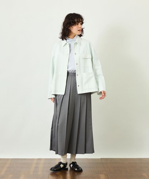 MACKINTOSH PHILOSOPHY(マッキントッシュ フィロソフィー)の「【GREY LABEL】デニムワークジャケット(デニムジャケット・レディース・ブルー・2)」の3枚目の写真
