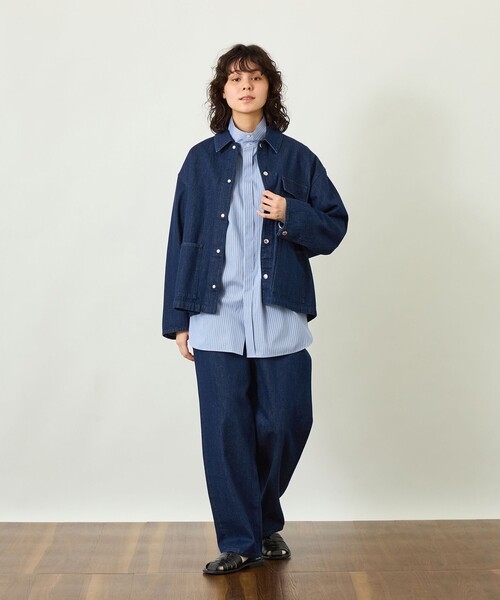 MACKINTOSH PHILOSOPHY(マッキントッシュ フィロソフィー)の「【GREY LABEL】デニムワークジャケット(デニムジャケット・レディース・ブルー・2)」の4枚目の写真