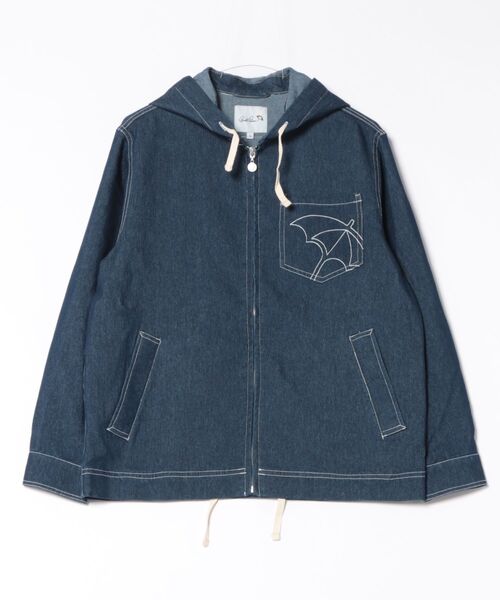 Arnold Palmer（アーノルドパーマー）の「【LOFTAIRDENIM＆DUCK】シェア フードジャケット（デニムジャケット・レディース・ダークインディゴブルー/ベージュ/ブラック・LL/L/M/S/XS）」の21枚目の写真