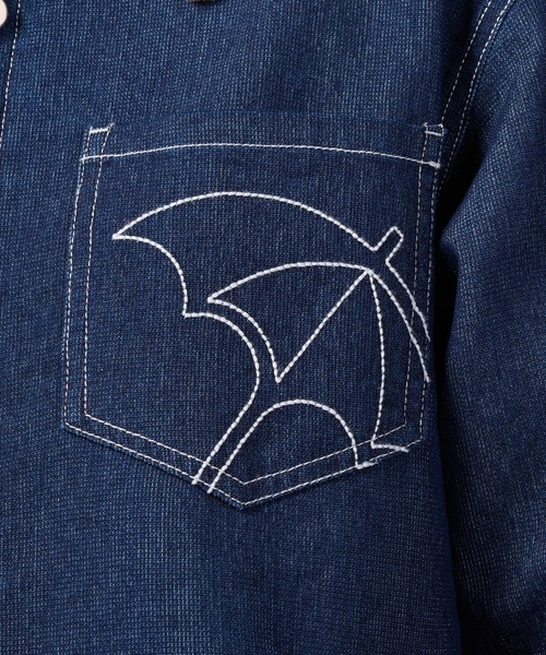 Arnold Palmer（アーノルドパーマー）の「【LOFTAIRDENIM＆DUCK】シェア フードジャケット（デニムジャケット・レディース・ダークインディゴブルー/ベージュ/ブラック・LL/L/M/S/XS）」の20枚目の写真