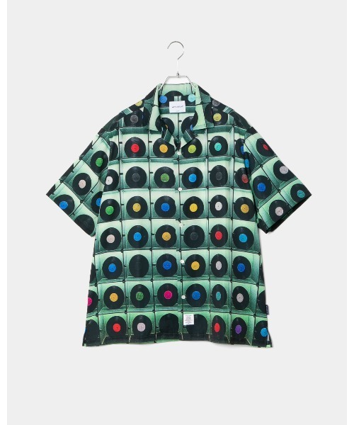 APPLEBUM(アップルバム)の「“Vinyl Wall” Aloha Shirt(シャツ/ブラウス・メンズ・グリーン・MEDIUM/LARGE/X-LARGE)」の1枚目の写真