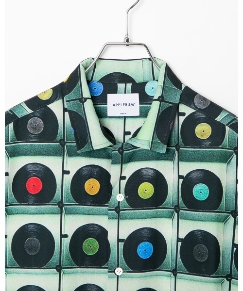 APPLEBUM(アップルバム)の「“Vinyl Wall” Aloha Shirt(シャツ/ブラウス・メンズ・グリーン・MEDIUM/LARGE/X-LARGE)」の10枚目の写真