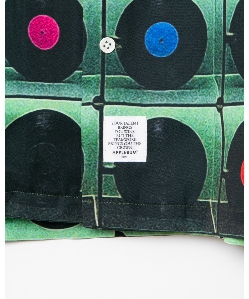 APPLEBUM(アップルバム)の「“Vinyl Wall” Aloha Shirt(シャツ/ブラウス・メンズ・グリーン・MEDIUM/LARGE/X-LARGE)」の11枚目の写真