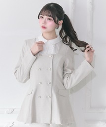 OLIVE des OLIVE | 【Belle Charme】Classical Frill Collar Jacket(ノーカラージャケット)