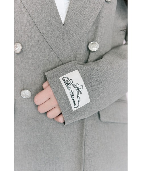 OLIVE des OLIVE（オリーブデオリーブ）の「【Belle Charme】Classical Frill Collar Jacket（ノーカラージャケット・レディース・アイボリー/チャコールグレー/ブラック・FREE）」の11枚目の写真