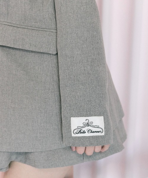 OLIVE des OLIVE（オリーブデオリーブ）の「【Belle Charme】Classical Frill Collar Jacket（ノーカラージャケット・レディース・アイボリー/チャコールグレー/ブラック・FREE）」の13枚目の写真