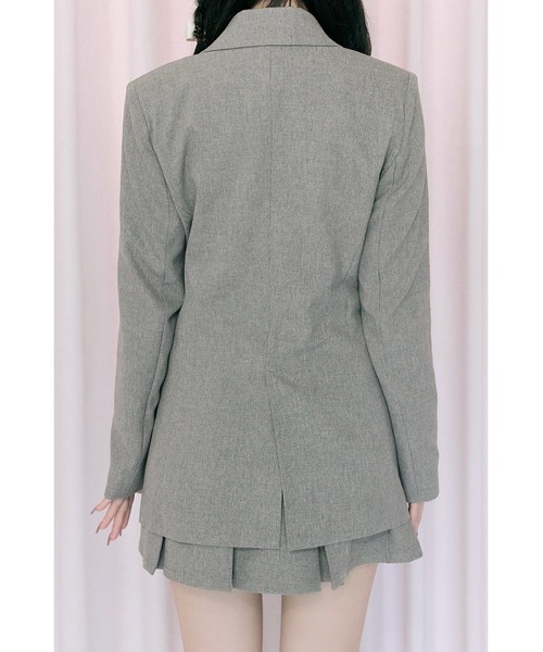 OLIVE des OLIVE（オリーブデオリーブ）の「【Belle Charme】Classical Frill Collar Jacket（ノーカラージャケット・レディース・アイボリー/チャコールグレー/ブラック・FREE）」の15枚目の写真