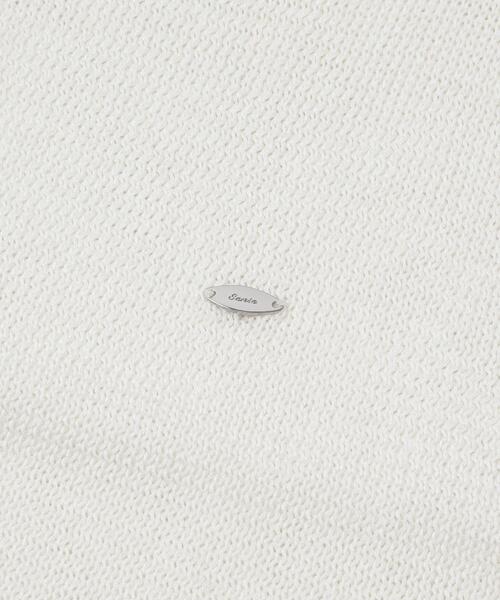 SENSE OF PLACE by URBAN RESEARCH（センスオブプレイスバイアーバンリサーチ）の「『洗濯可』リネンタッチクロップドセーター（ニット/セーター・レディース・イエロー/アイボリー/ネイビー/ブラック・ONE）」の10枚目の写真