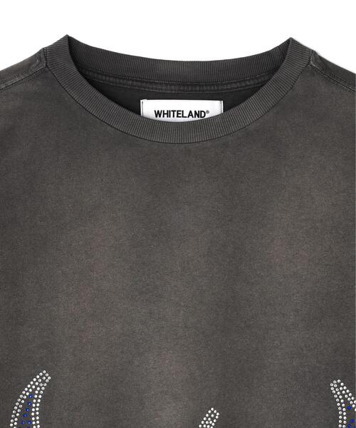 WHITELAND（ホワイトランド）の「WHITELAND/ホワイトランド/HOTFIX FIRE L/S TEE（Tシャツ/カットソー・メンズ・ブラック・F）」の3枚目の写真