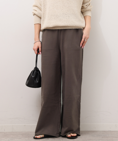 JOURNAL STANDARD relume(ジャーナルスタンダード レリューム)の「《WEB限定追加2》ワイドスウェットパンツ(スウェットパンツ・レディース・ネイビー/ブラウン・FREE)」の9枚目の写真