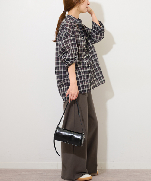 JOURNAL STANDARD relume(ジャーナルスタンダード レリューム)の「《WEB限定追加2》ワイドスウェットパンツ(スウェットパンツ・レディース・ネイビー/ブラウン・FREE)」の14枚目の写真