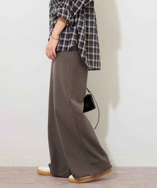 JOURNAL STANDARD relume(ジャーナルスタンダード レリューム)の「《WEB限定追加2》ワイドスウェットパンツ(スウェットパンツ・レディース・ネイビー/ブラウン・FREE)」の17枚目の写真