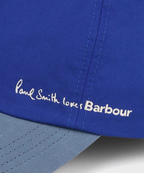 Paul Smith（ポールスミス）の「Paul Smith Loves Barbour ロゴキャップ【163711 MHA0964】（キャップ・メンズ・ブルー・FREE）」の3枚目の写真