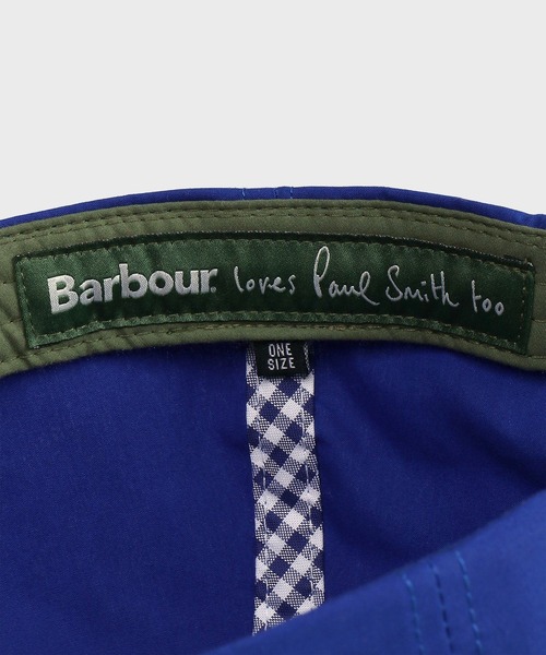Paul Smith（ポールスミス）の「Paul Smith Loves Barbour ロゴキャップ【163711 MHA0964】（キャップ・メンズ・ブルー・FREE）」の7枚目の写真
