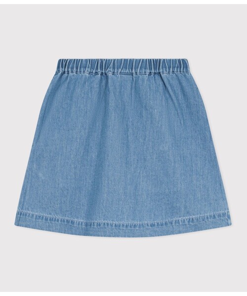 PETIT BATEAU(プチバトー)の「ライトデニムスカート(スカート・キッズ・ブルー・10YEAR/6YEAR)」の2枚目の写真