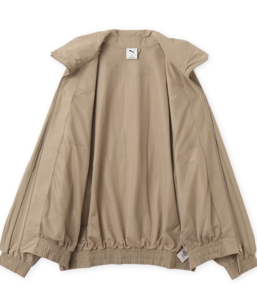 PUMA(プーマ)の「PUMA STAND COLLAR JACKET / プーマ ユニセックス スタンド カラー ジャケット(その他アウター・メンズ・ベージュ/ブラック・L/M/S/XL)」の7枚目の写真