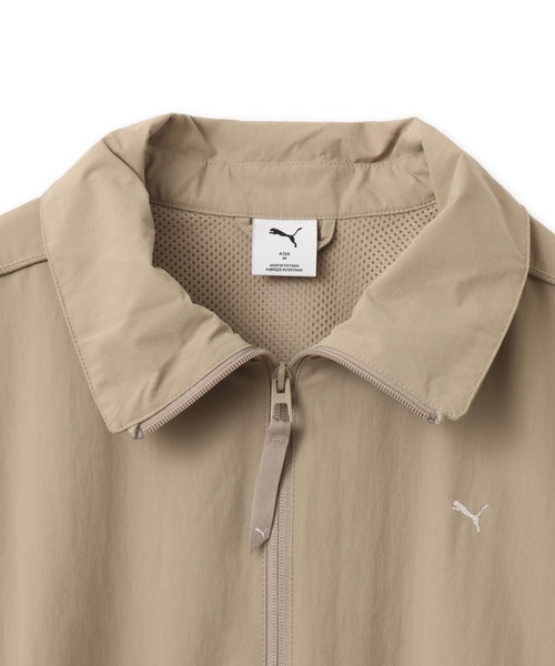 PUMA(プーマ)の「PUMA STAND COLLAR JACKET / プーマ ユニセックス スタンド カラー ジャケット(その他アウター・メンズ・ベージュ/ブラック・L/M/S/XL)」の8枚目の写真