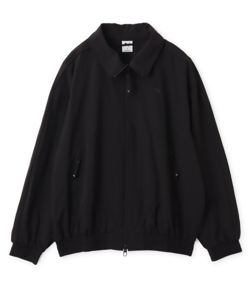 PUMA(プーマ)の「PUMA STAND COLLAR JACKET / プーマ ユニセックス スタンド カラー ジャケット(その他アウター・メンズ・ベージュ/ブラック・L/M/S/XL)」の12枚目の写真