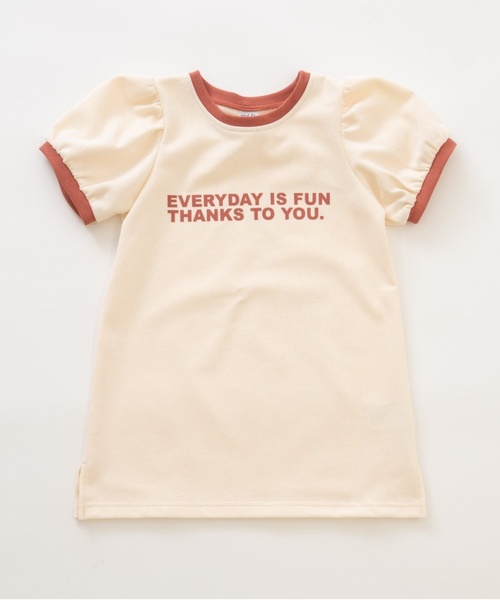 and D. petit main（アンドディープティマイン）の「鹿の子リンガーワンピース（ワンピース・キッズ・トップグレー/ピンク/ベージュ・100cm/110cm/120cm/130cm/140cm）」の15枚目の写真