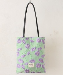 JELLY BEANS（ジェリービーンズ）の「フラワージャガードトートバッグ(192-62400)JELLY BEANS(ジェリービーンズ)（トートバッグ）」