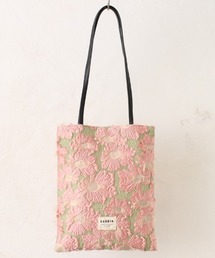 JELLY BEANS（ジェリービーンズ）の「フラワージャガードトートバッグ(192-62400)JELLY BEANS(ジェリービーンズ)（トートバッグ）」