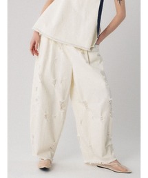 TWILL WIDE PANTS