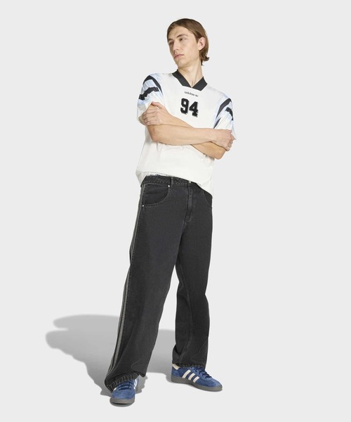 adidas(アディダス)の「サンティアゴ AOP インフィル ジャージ / アディダスオリジナルス adidas Originals(Tシャツ/カットソー・メンズ・ホワイト・X-SMALL/X-LARGE/SMALL/MEDIUM/LARGE/3XL/XX-LARGE)」の5枚目の写真