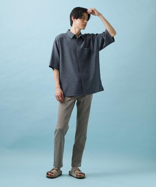 THE SHOP TK (ザ ショップ ティーケー )の「【ひんやり快適ビジネス兼用パンツ】7DAYSパンツ COOL 接触冷感/ストレッチ/ON・OFF兼用(その他パンツ・メンズ・ベージュ/ブラック/オフホワイト/チャコールグレー・01/02/03/04)」の12枚目の写真