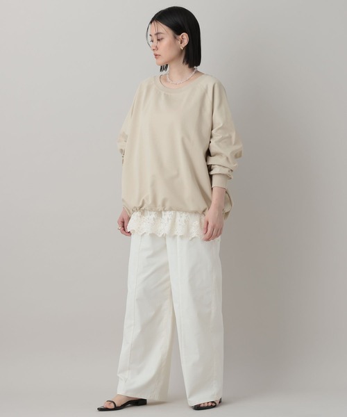 A part by（アパートバイ）の「【WEB限定】ドロストカットプルオーバー（Tシャツ/カットソー・レディース・カーキ/ブラウン系その他2/アイボリー・FREE）」の11枚目の写真