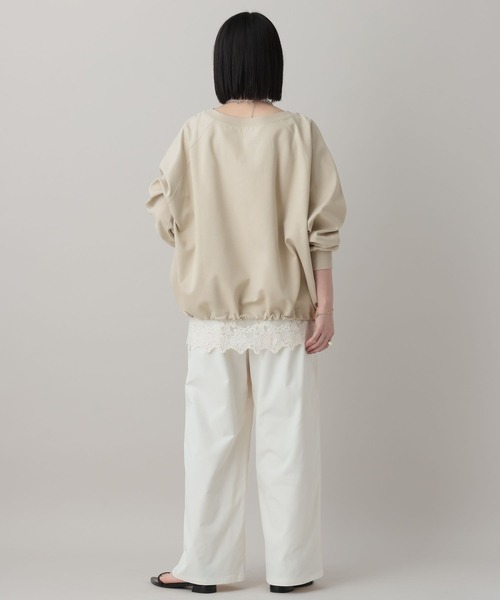 A part by（アパートバイ）の「【WEB限定】ドロストカットプルオーバー（Tシャツ/カットソー・レディース・カーキ/ブラウン系その他2/アイボリー・FREE）」の13枚目の写真