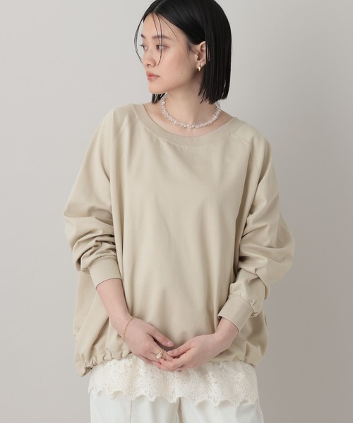 A part by（アパートバイ）の「【WEB限定】ドロストカットプルオーバー（Tシャツ/カットソー・レディース・カーキ/ブラウン系その他2/アイボリー・FREE）」の15枚目の写真