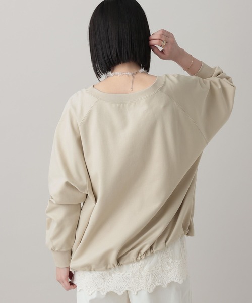 A part by（アパートバイ）の「【WEB限定】ドロストカットプルオーバー（Tシャツ/カットソー・レディース・カーキ/ブラウン系その他2/アイボリー・FREE）」の20枚目の写真