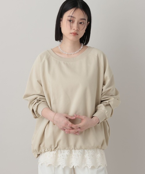 A part by（アパートバイ）の「【WEB限定】ドロストカットプルオーバー（Tシャツ/カットソー・レディース・カーキ/ブラウン系その他2/アイボリー・FREE）」の14枚目の写真