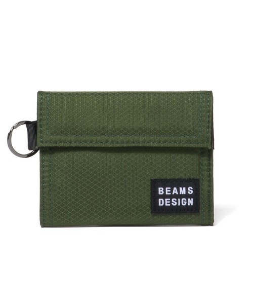 BEAMS DESIGN(ビームス デザイン)の「BEAMSDESIGN(ビームスデザイン)Aggressive 二つ折り財布(財布・メンズ・グリーン/マスタード/パープル/ブラック/ターコイズブルー・FREE)」の2枚目の写真