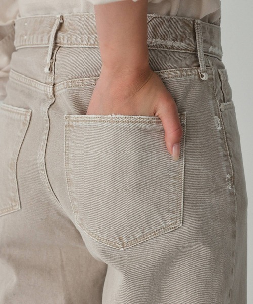 upperhights(アッパーハイツ)の「【upper hights】<別注>THE LAZY NIECE MRN(デニムパンツ・レディース・ベージュ・24inch/23inch/25inch)」の15枚目の写真