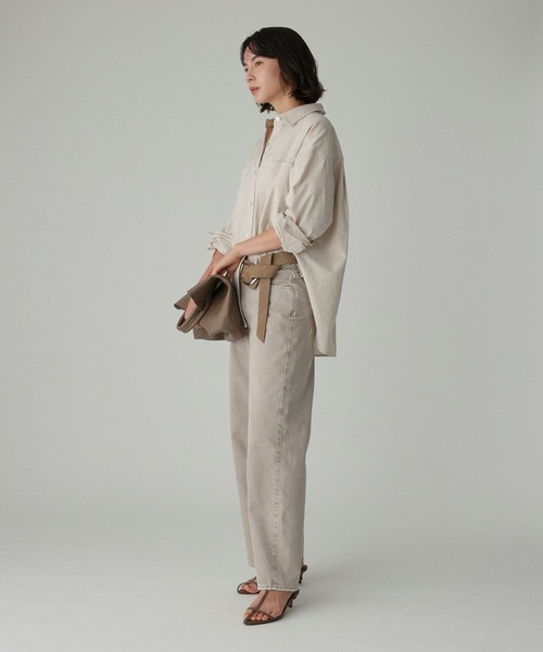 upperhights(アッパーハイツ)の「【upper hights】<別注>THE LAZY NIECE MRN(デニムパンツ・レディース・ベージュ・24inch/23inch/25inch)」の7枚目の写真