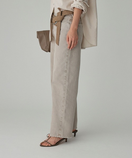 upperhights(アッパーハイツ)の「【upper hights】<別注>THE LAZY NIECE MRN(デニムパンツ・レディース・ベージュ・24inch/23inch/25inch)」の3枚目の写真