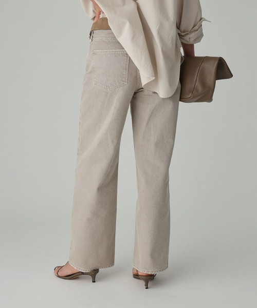 upperhights(アッパーハイツ)の「【upper hights】<別注>THE LAZY NIECE MRN(デニムパンツ・レディース・ベージュ・24inch/23inch/25inch)」の4枚目の写真