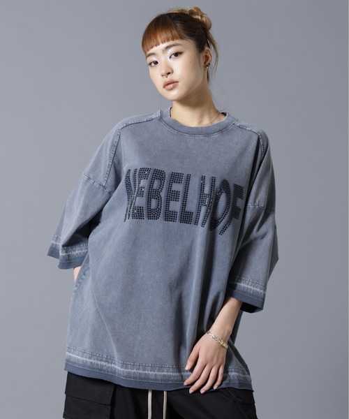 DANKE SCHON(ダンケシェーン)の「DankeSchon/ダンケシェーン/CHEMICAL S/S TEE KEBELHOF(Tシャツ/カットソー・メンズ・ブラック・L/M)」の1枚目の写真