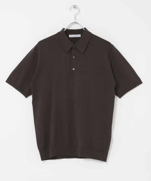 URBAN RESEARCH DOORS(アーバンリサーチドアーズ)の「LIFE STYLE TAILOR ハイゲージ半袖ニットポロシャツ(シャツ/ブラウス・メンズ・ブラウン/アイボリー/ブラック/ブルー・MEDIUM/LARGE)」の18枚目の写真