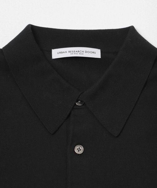 URBAN RESEARCH DOORS(アーバンリサーチドアーズ)の「LIFE STYLE TAILOR ハイゲージ半袖ニットポロシャツ(シャツ/ブラウス・メンズ・ブラウン/アイボリー/ブラック/ブルー・MEDIUM/LARGE)」の21枚目の写真
