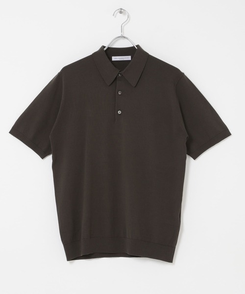 URBAN RESEARCH DOORS(アーバンリサーチドアーズ)の「LIFE STYLE TAILOR ハイゲージ半袖ニットポロシャツ(シャツ/ブラウス・メンズ・ブラウン/アイボリー/ブラック/ブルー・MEDIUM/LARGE)」の22枚目の写真